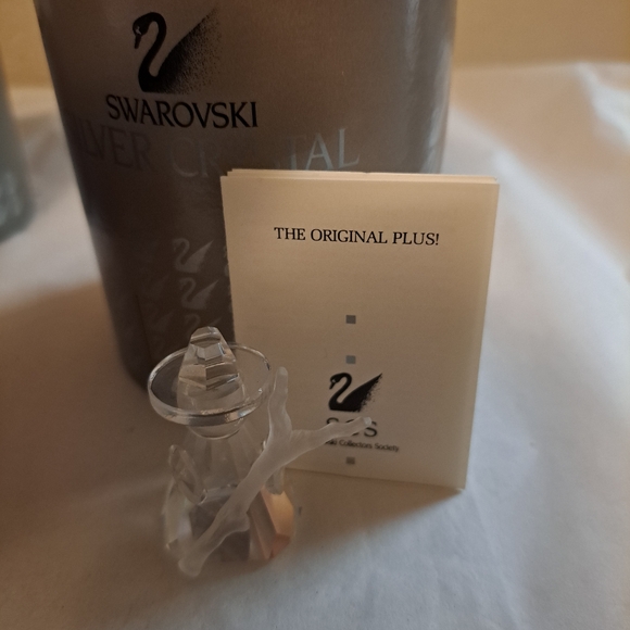 Swarovski Silver Crystal  Nativity  shepherd  in box with C0A excellent - Picture 3 of 8